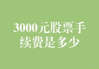 三十元人民币，你猜猜？——揭秘3000元股票手续费到底有多少？