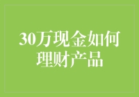 30万现金如何理财产品：从暴富梦到稳健收益的趣味指南