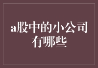 谁说只有大牌才能赚？揭秘A股中小公司的投资机会！