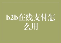 嘿！B2B在线支付？听起来就像是在说'拜托，别让我搞这个'！