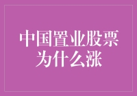 中国置业股票涨得像个干柴烈火的小青年，钱途无量的置业神器？