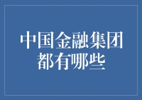 中国金融集团的奥秘：揭秘那些藏在你钱袋子背后的巨头