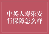 中英人寿乐安行保障：构建安心无忧的健康防线