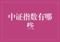 中证指数有哪些？新手必看攻略！