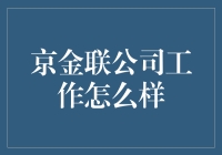 京金联公司工作体验分享：一份专业与创新的交汇