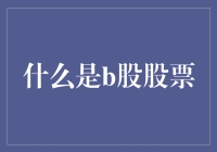 B股股票：让股民在股市大潮中蹦极的另类选择