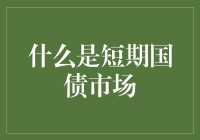 短期的国债市场是啥？新手也能看懂的入门指南！