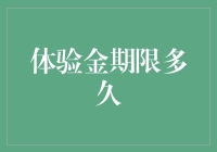 体验金期限：在金融产品体验中的重要意义与常见期限