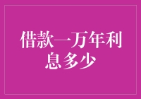 借款一万年利息是多少？揭秘背后的金融数学！