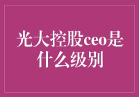 光大控股CEO，江湖地位比肩武林盟主？