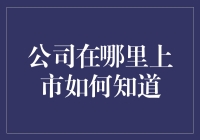 如何准确地查询一家公司是在国内还是国际资本市场上市：方法与途径