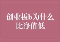 创业板B为何比净值低：定价机制与市场情绪的双重考量