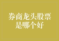 券商龙头股票是哪个好：投资者视角下的证券公司龙头股选择分析