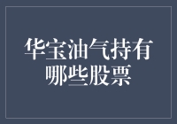 华宝油气持有股票全解析：深挖油气行业投资机会