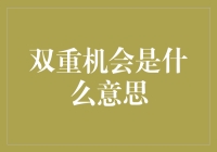 双重机会：在困境中寻找光明的真谛与应用