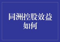 同洲控股效益剖析：企业转型与未来展望