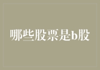 从投资视角看B股市场：哪些股票是B股？