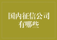 国内征信公司哪家强？新手入门必看！