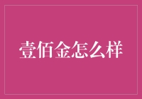 壹佰金理财产品：稳健投资者的财富管家