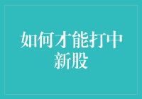 初级投资者的新股打新攻略：如何才能打中新股？