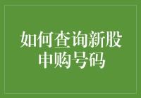 新手必看！快速掌握新股申购号码查询技巧