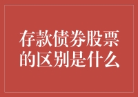 存款、债券与股票：那些钱的事儿