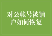 对公账户被销户后的恢复策略与实战指南