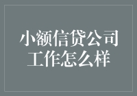 小额信贷公司工作探秘：从传统金融到普惠金融的桥梁