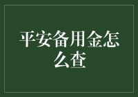 探秘平安备用金查询渠道：确保资金流动的透明度与便捷性