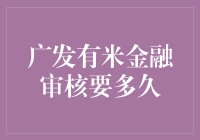 广发有米金融审核时间揭秘