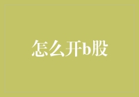 如何合法、合规操作B股市场：一个入门指南