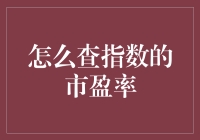 如何查询指数的市盈率：实用指南与策略分析