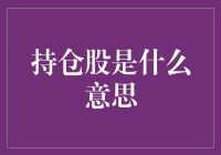 持仓股的秘密揭晓：什么是你投资组合中的宝贝？