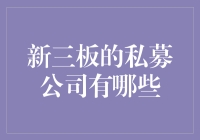 新三板私募公司的类别及其投资策略分析