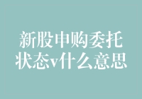 新股申购委托状态V的含义解析与新股申购策略