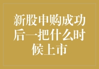 新股申购成功后何时上市？关键在于信息披露与市场规则