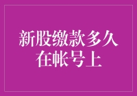 新股缴款到账时间详解：从申购到资金回笼的全过程