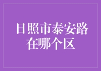 日照市泰安路到底在哪？新手必备指南！