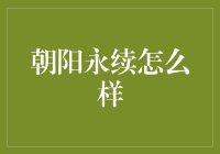 朝阳永续怎么样？值得信赖的投资伙伴吗？