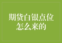 期货白银点位怎么来的：深入解析白银价格形成机制