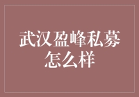 武汉盈峰私募：揭秘其投资策略与市场表现！