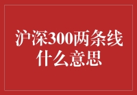 沪深300指数的重要性及两条线的解读