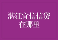 湛江宜信信贷服务网点分布与选择策略分析