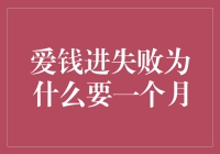 爱钱进失败需要一个月的原因解析与应对策略