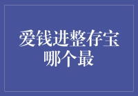 爱钱进与整存宝：投资理财的双面镜像