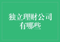 独立理财公司的多样化选择：专业视角下的解读