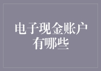 电子现金账户：现代支付系统的未来形态