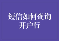 短信查询开户行：便捷性与安全性的完美融合