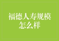 福德人寿规模怎么样？全面解析福德人寿的成长之路