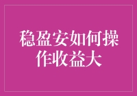 稳盈安的投资策略：如何在不确定中寻找稳定回报